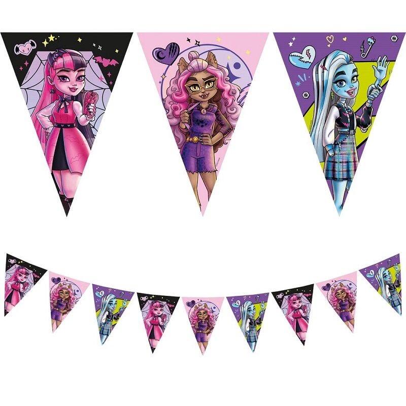 Monster High - Flaggirlang i papp 230 cm