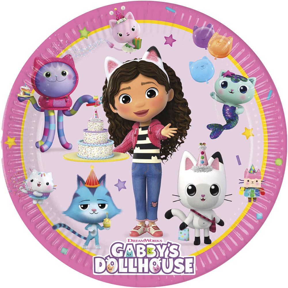 Gabby´s Dollhouse - Tallrikar 8-pack