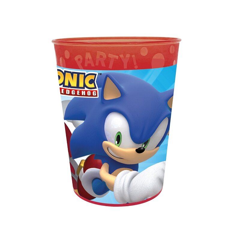 Sonic the Hedgehog - Plastmuggar 250 ml, 4-pack