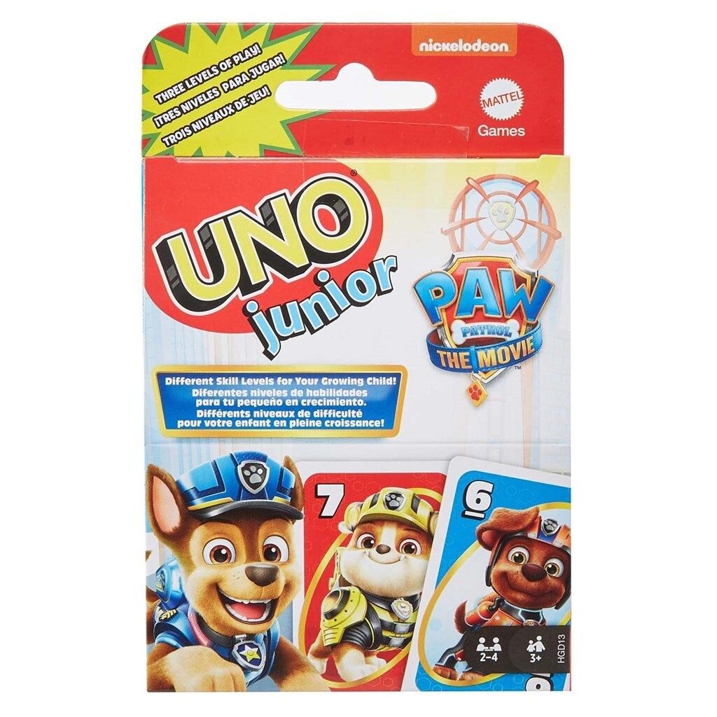 Paw Patrol, UNO Junior Kortspel