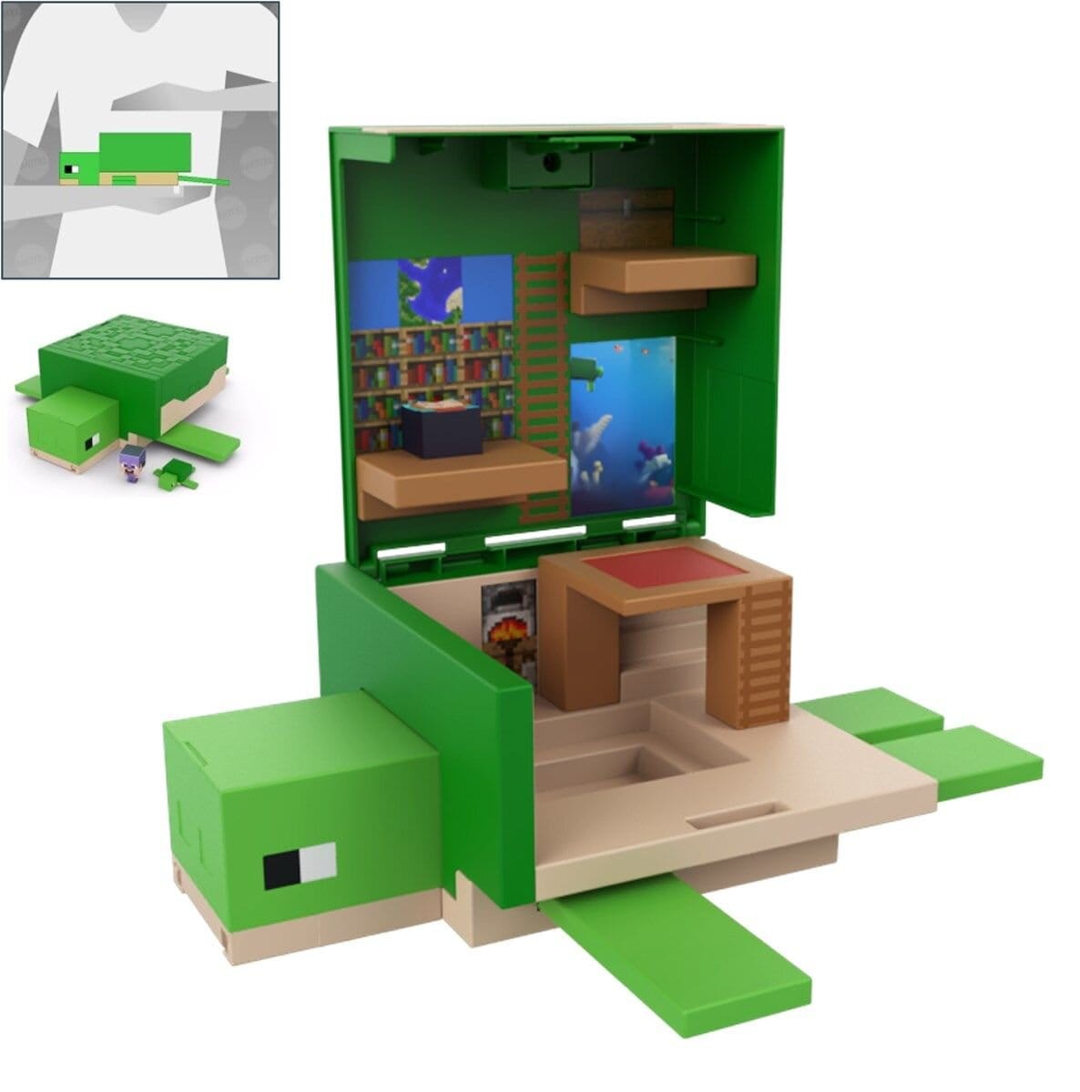 Minecraft - Leksak Transforming Turtle Habitat