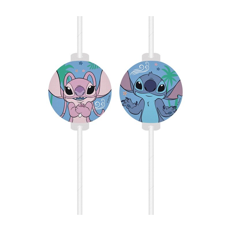 Lilo & Stitch - Sugrör 4-pack