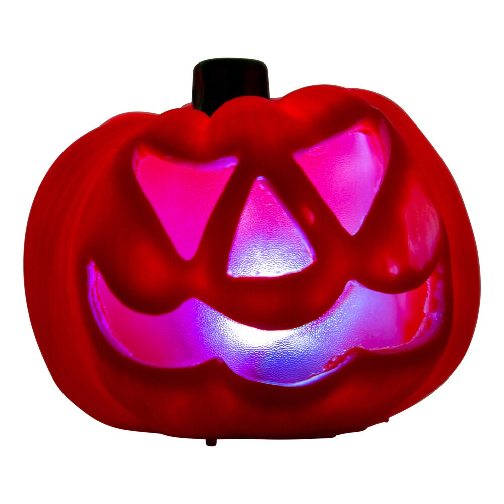 Lysande Halloweenpumpa med färgskiftande ljus