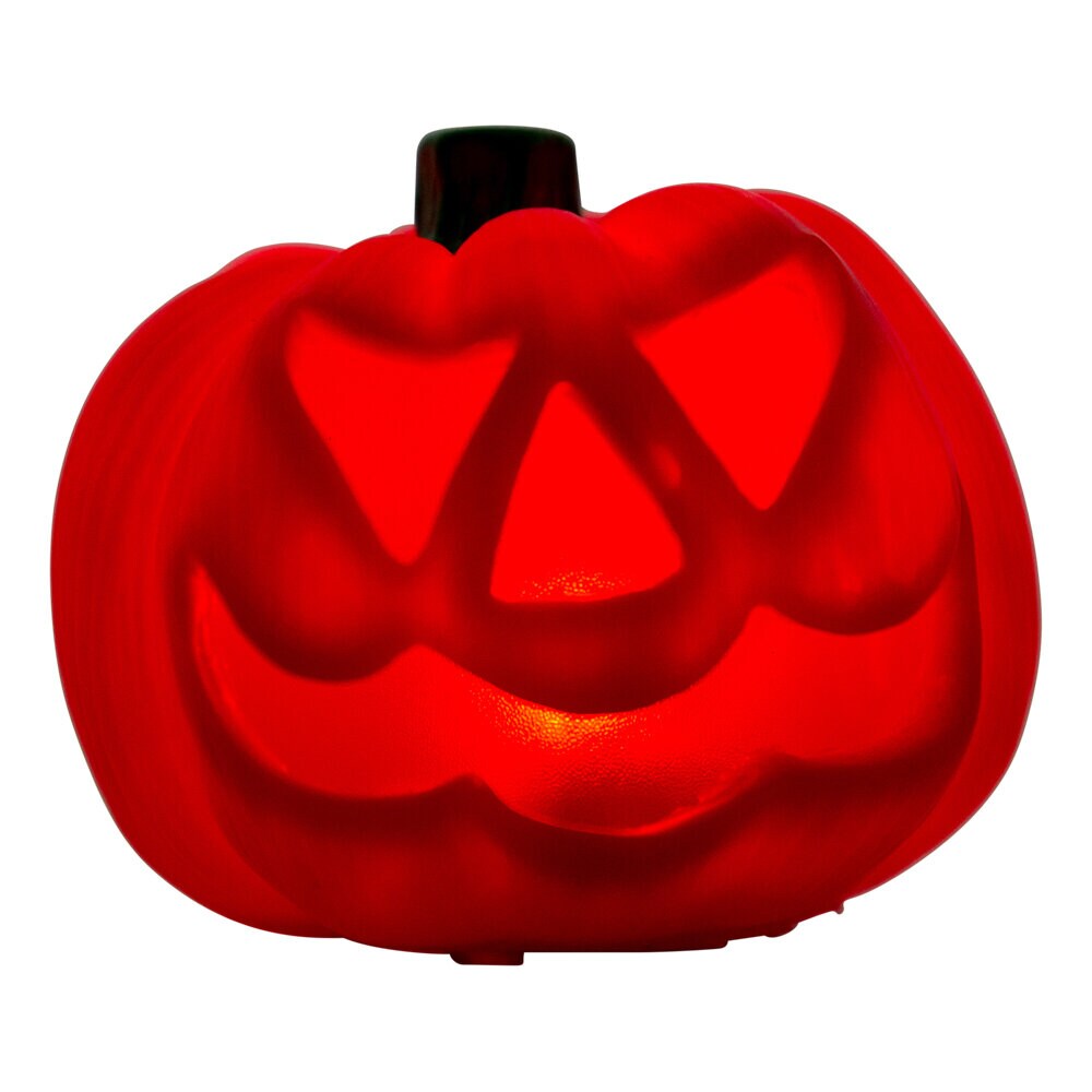 Lysande Halloweenpumpa med färgskiftande ljus