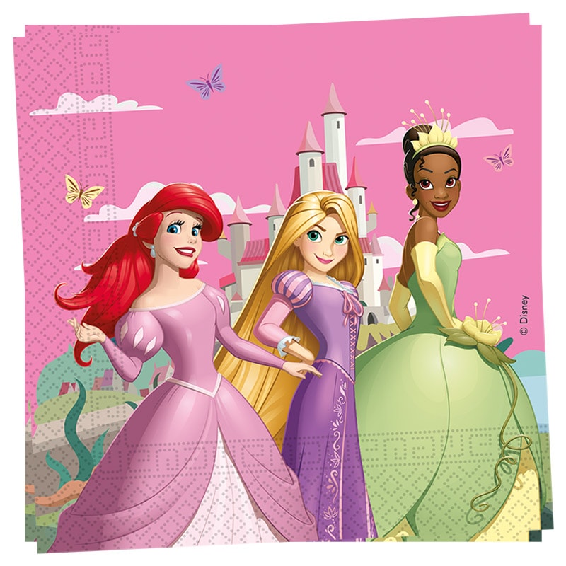 Disney Prinsessor - Servetter 20-pack