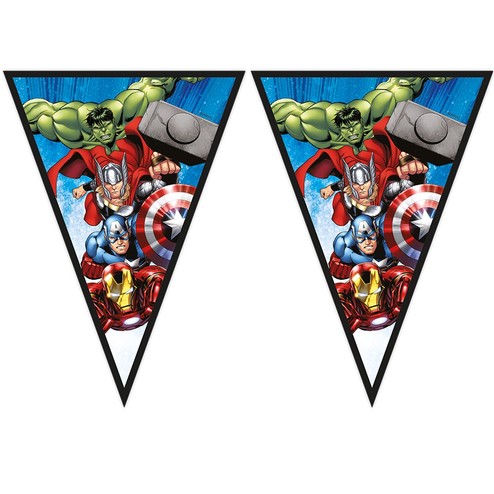 Avengers Flaggirlang av papper 230 cm 