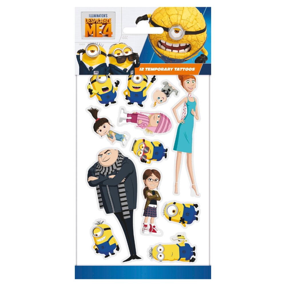 Tatueringar - Minionerna 12-pack