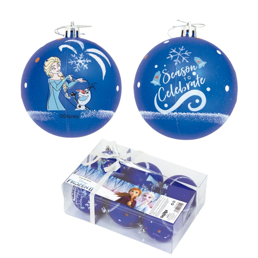 Julgranskulor Disney Frost 6-pack