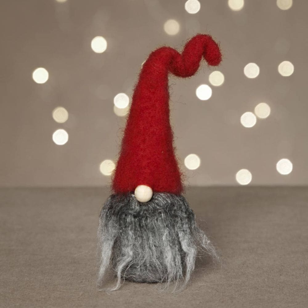 Julpyssel - Tomte med grått skägg