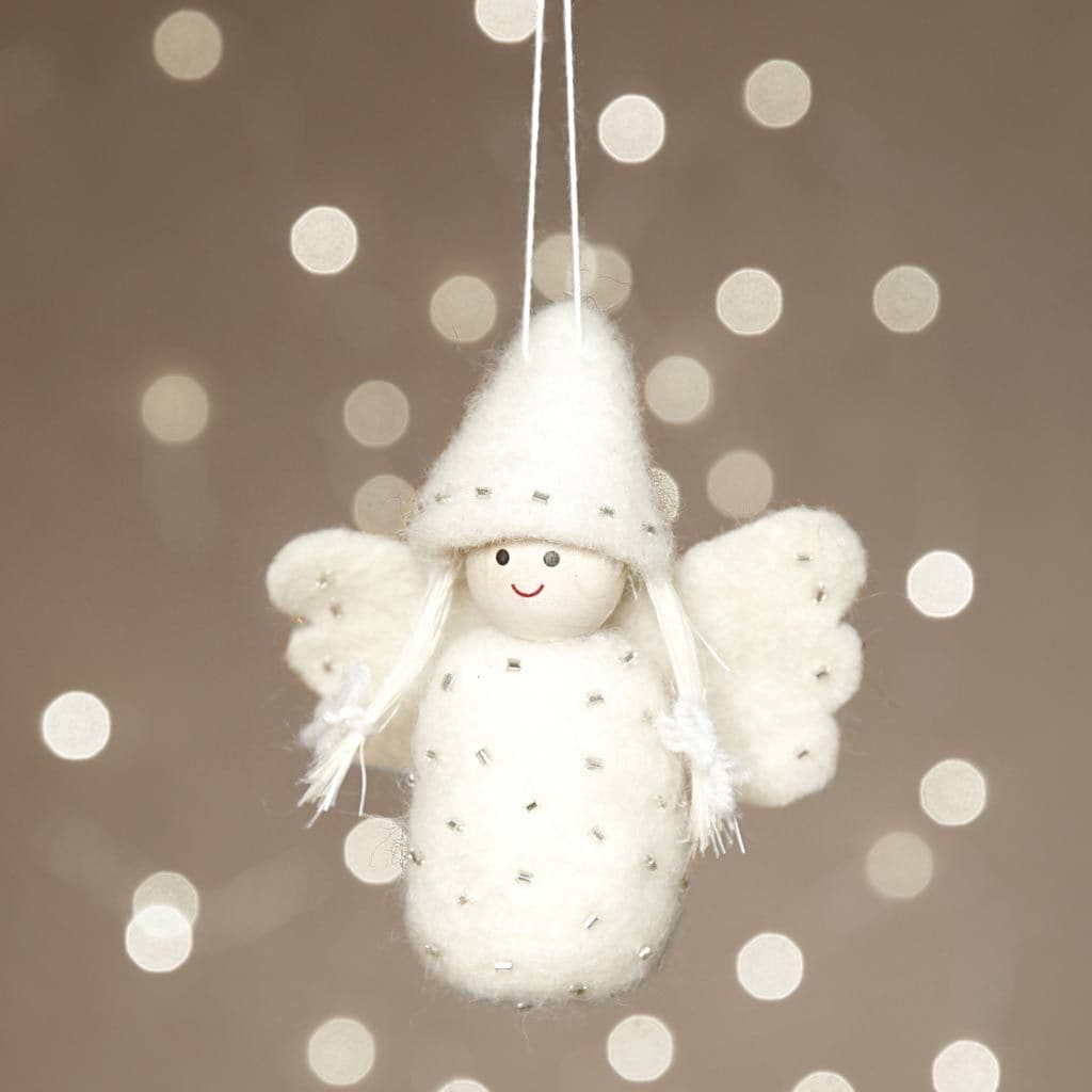 Julpyssel Hängande Ängel