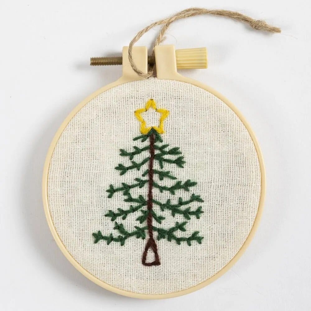 Mini DIY Broderi - Julgran