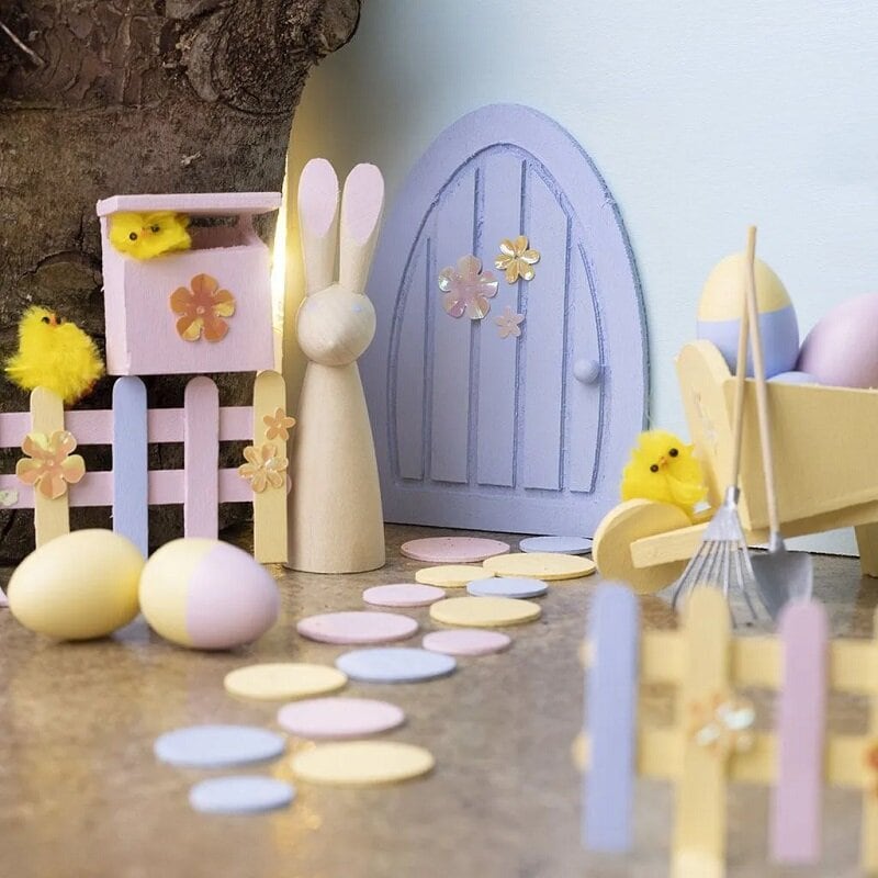 DIY Pysselkit – Påskharens magiska dörr