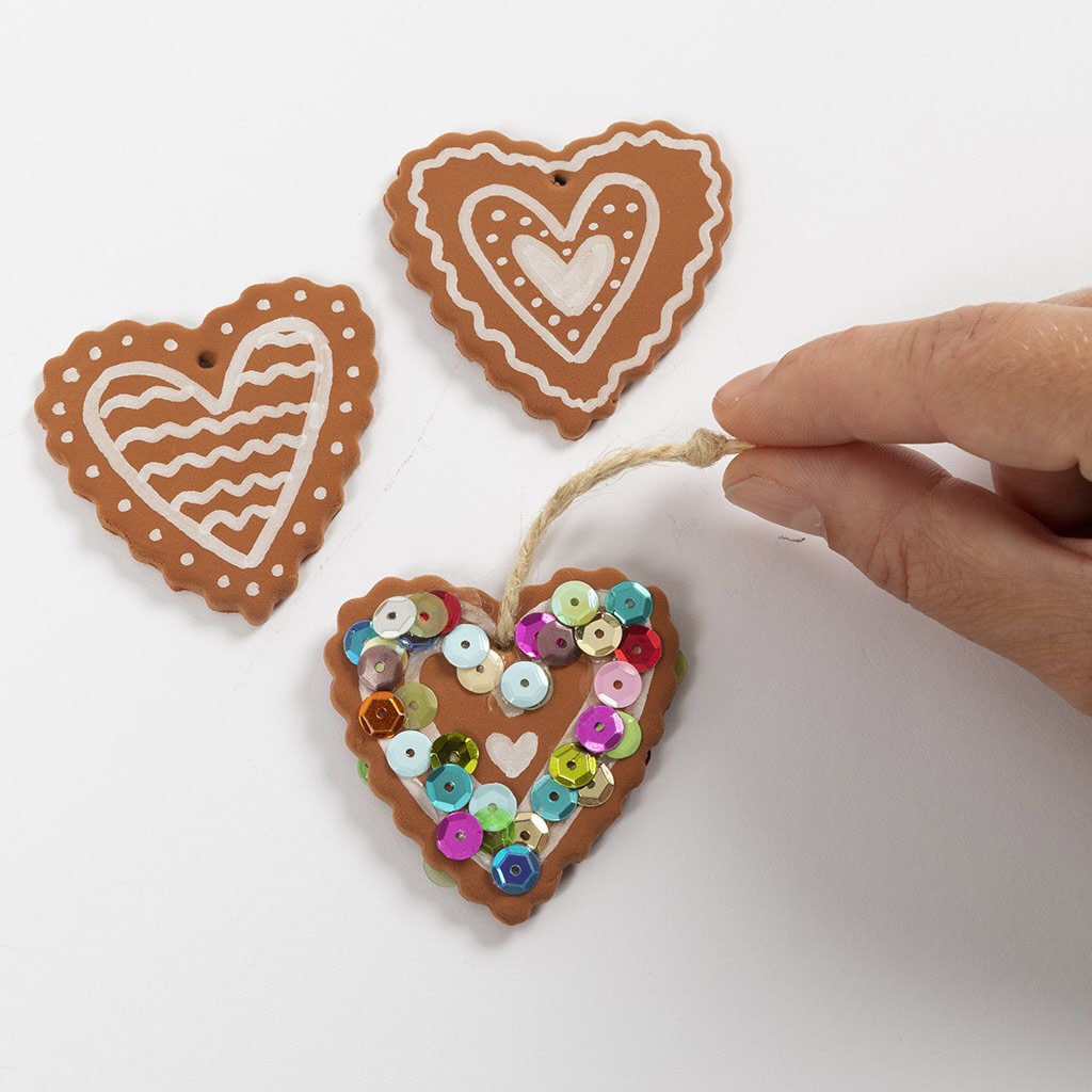Julpyssel Modellera Hjärtan & Pepparkaksgubbar
