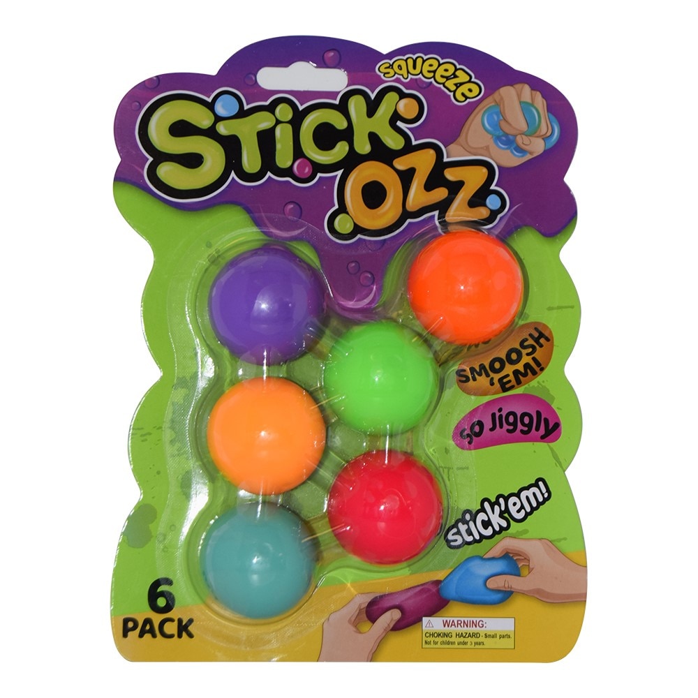 Stick on wall squeeze 6-pack