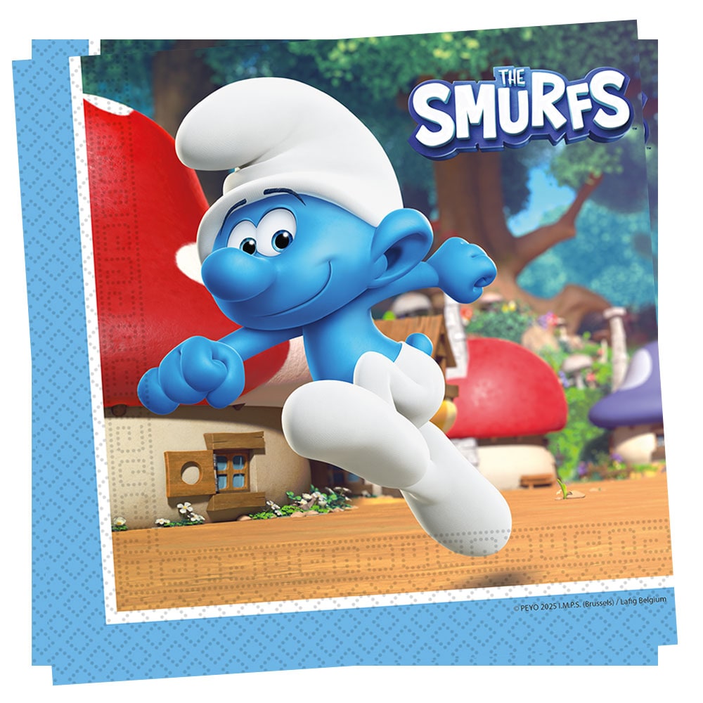 Smurfarna Servetter 20-pack