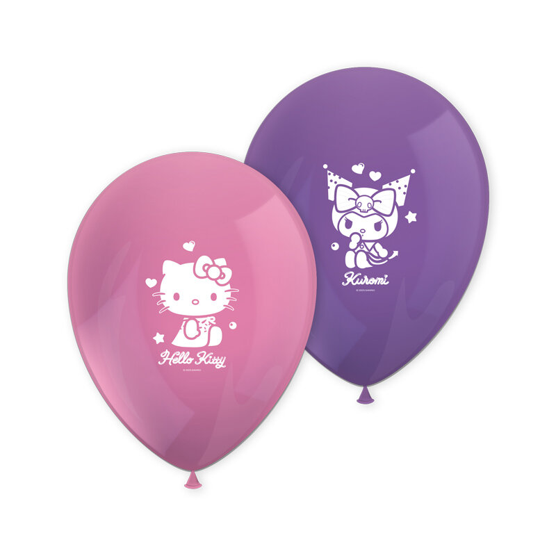 Hello Kitty & Kuromi - Ballonger 8-pack