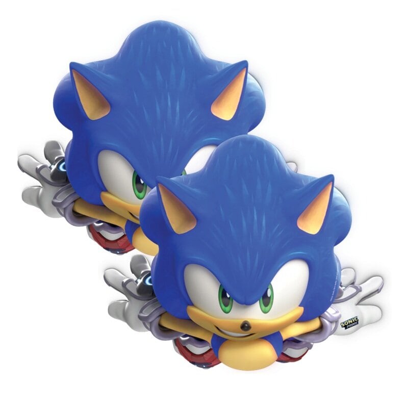 Sonic the Hedgehog Ansiktsmasker 6-pack