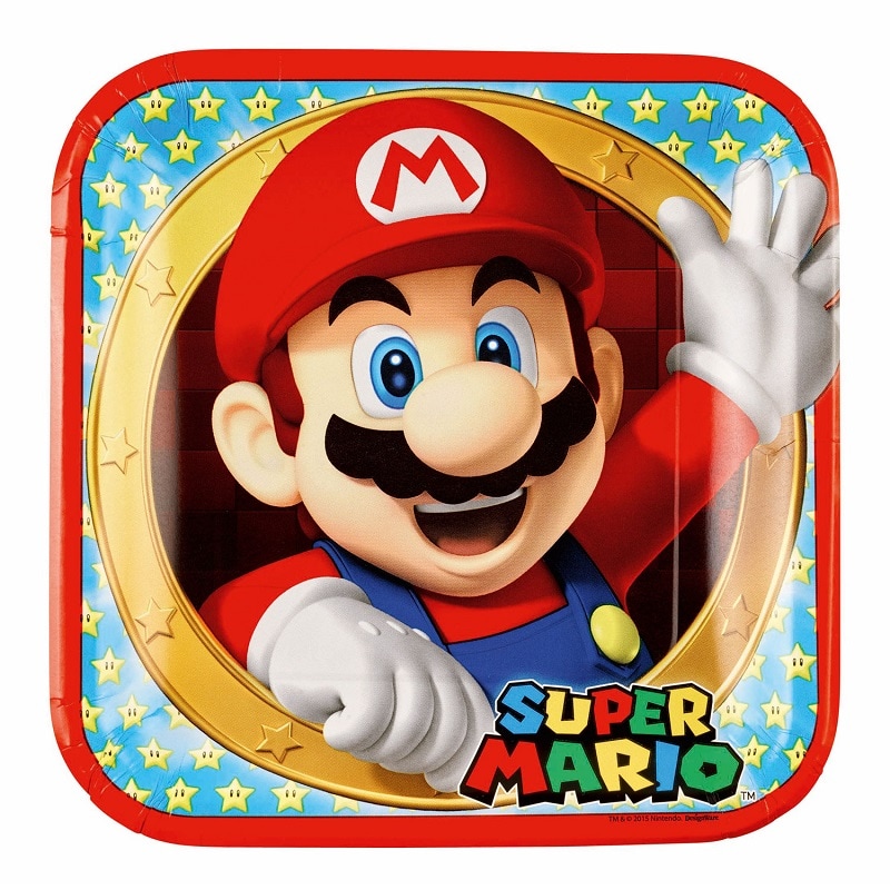 Super Mario Bros - Tallrikar 8-pack