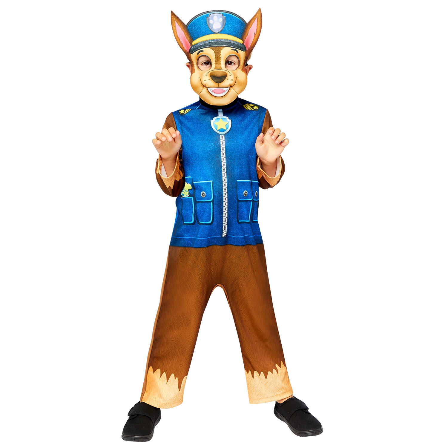 Paw Patrol, Chase Maskeraddräkt 3-6 år