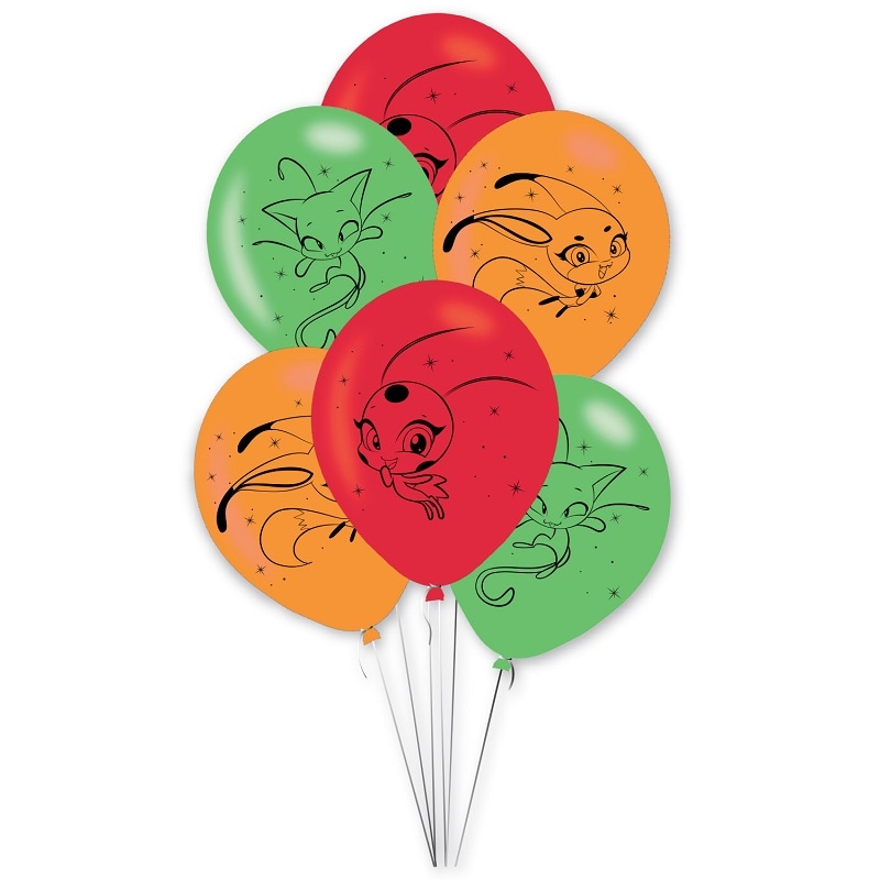Miraculous Ladybug - Ballonger 6-pack