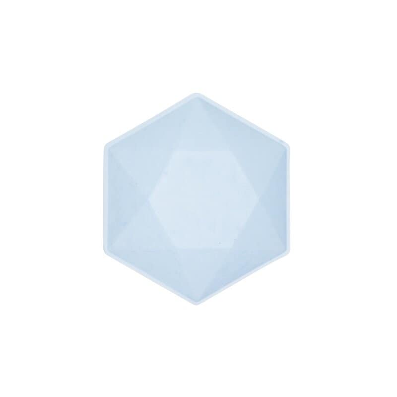 Skål Decor Premium Hexagon 16 cm Blå 6-pack