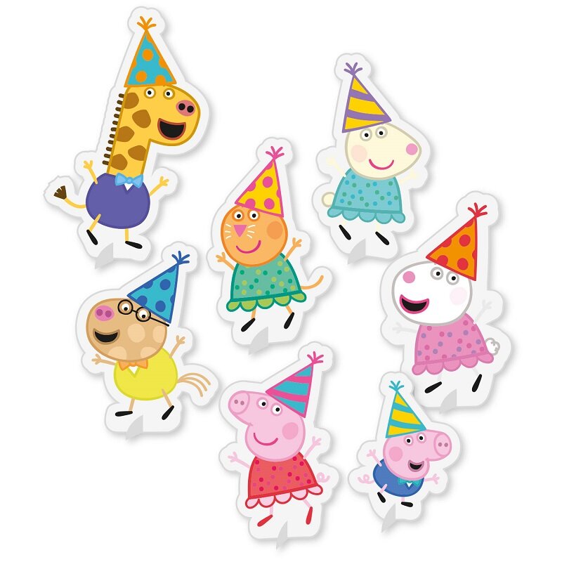Peppa Pig Birthday - Bordsdekorationer 7-pack