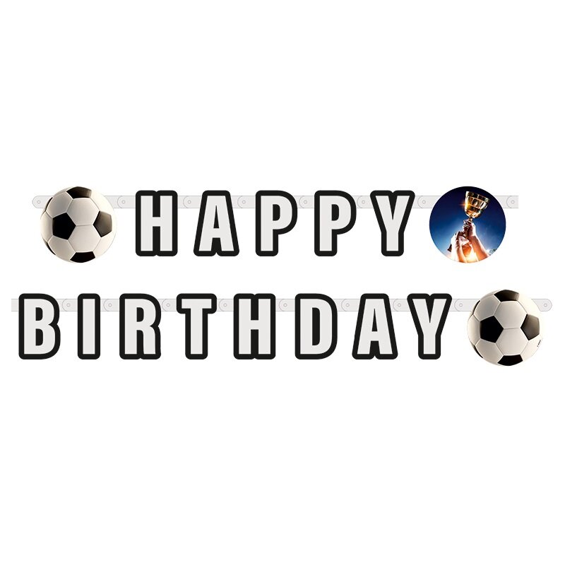 Kick it! Fotboll - Girlang Happy Birthday 180 cm