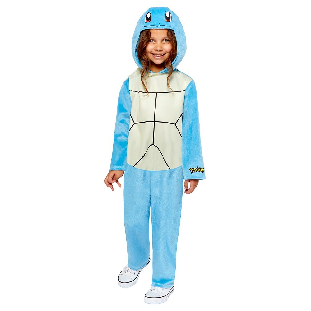 Pokémon Squirtle Jumpsuit Maskeraddräkt Barn 4-6 år (104-116 cm)