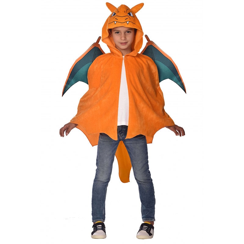 Pokemon Charizard Maskeraddräkt Barn 3-12 år