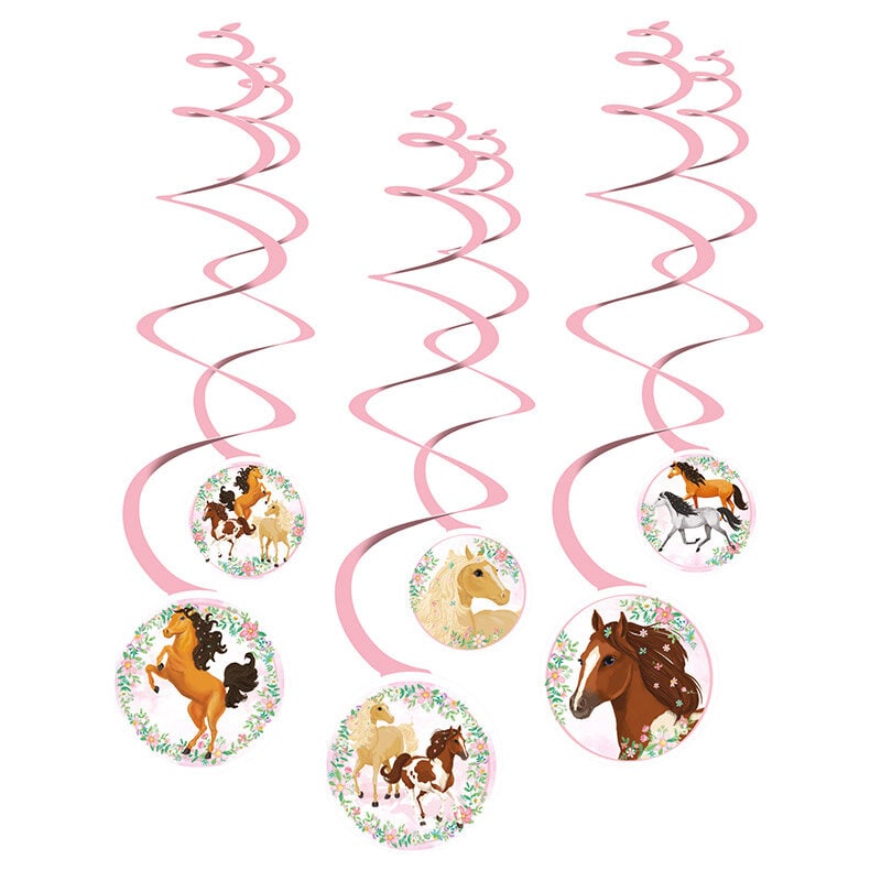 Beautiful Horses - Hängande Swirl Dekorationer