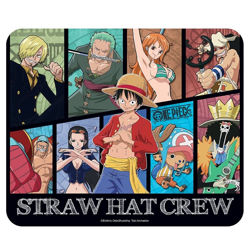 One Piece - Musmatta Straw Hat Crew 19 x 23 cm