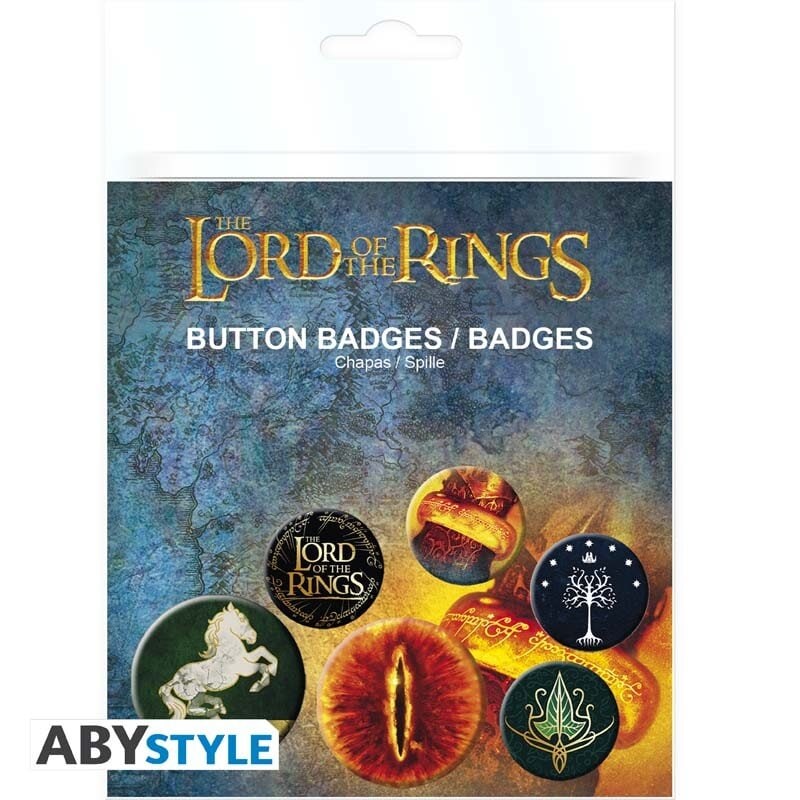 The Lord of the Rings - Knappar 6-pack