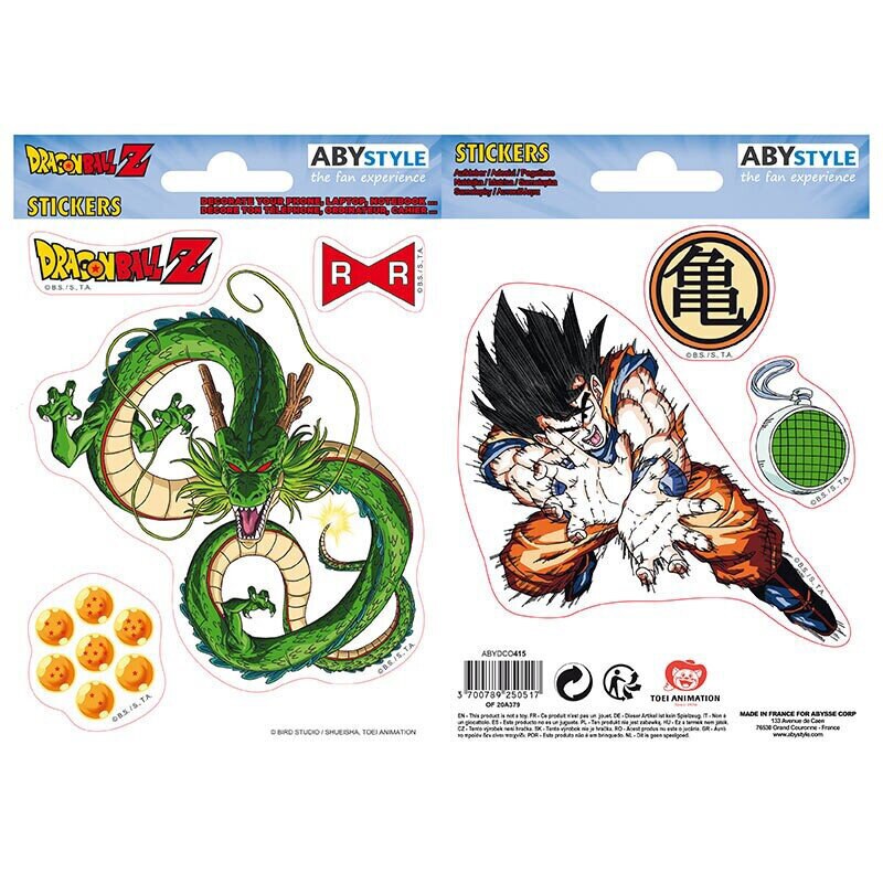 Dragon Ball Z - Klistermärken 7-pack