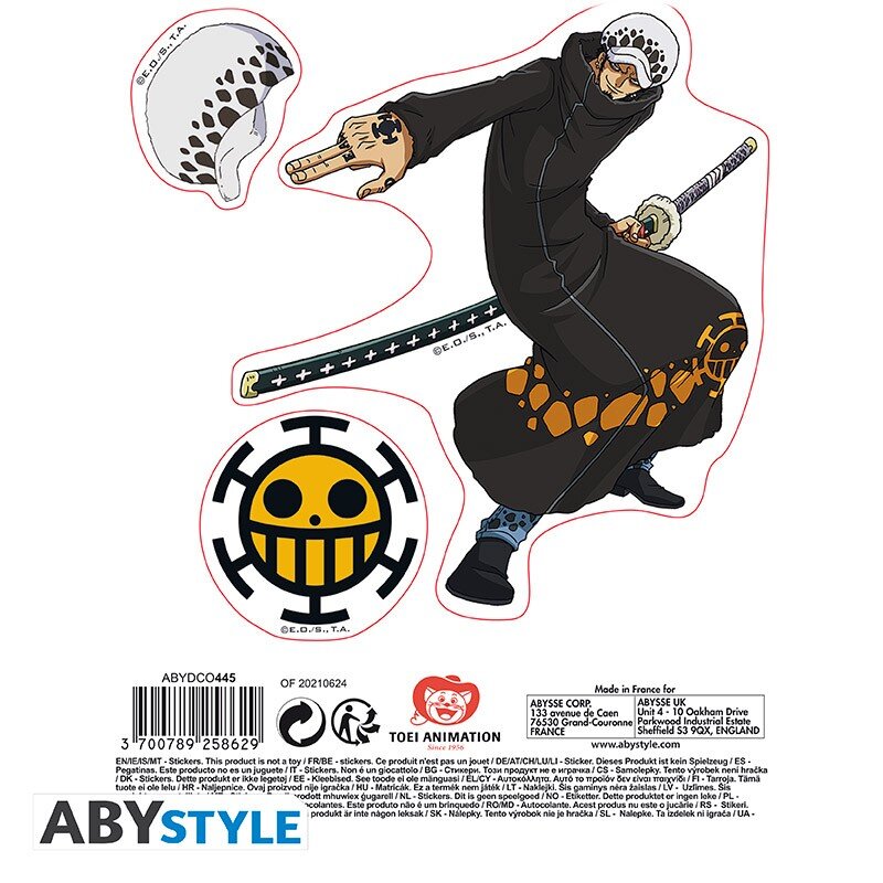 One Piece - Klistermärken 8-pack