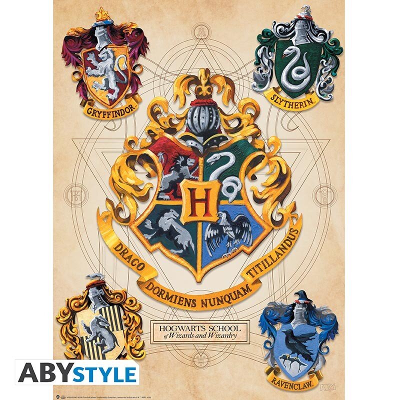 Posters - Harry Potter Crest & Marauder´s Map 2-pack