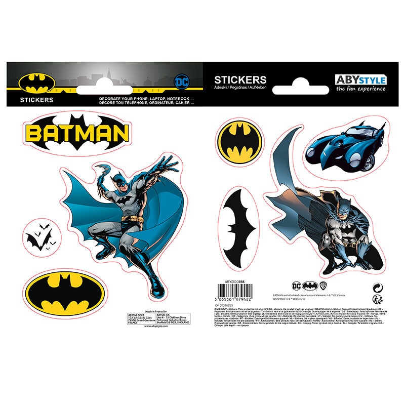 Batman - Klistermärken Hero 8-pack