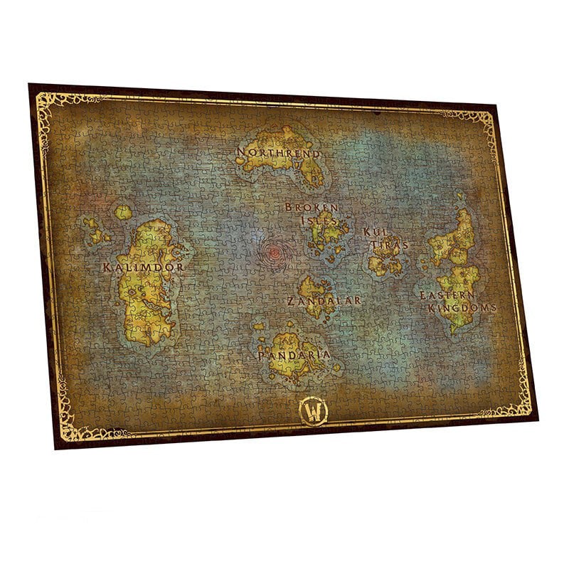 World of Warcraft - Pussel Aseroth´s Map 1000 bitar