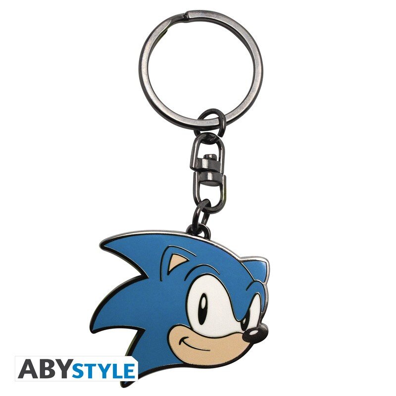 Sonic the Hedgehog, Nyckelring Sonic Head Metall 5 cm