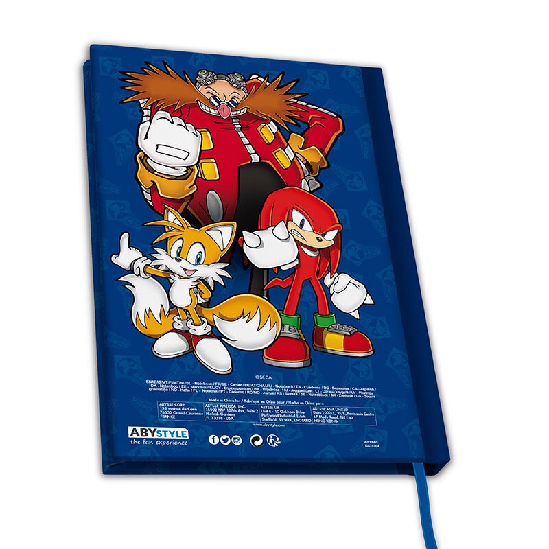 Sonic the Hedgehog - Anteckningsbok A5 Sonic
