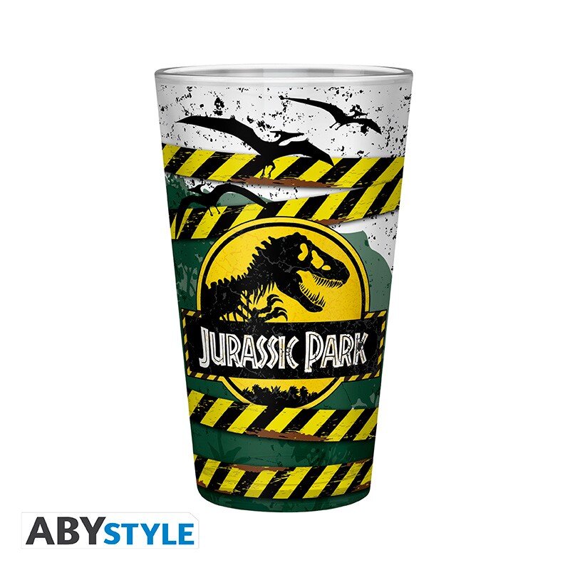 Jurassic Park - Dricksglas Danger High Voltage 40 cl