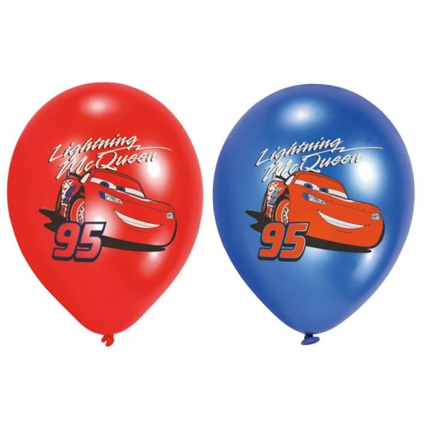 Disney Bilar - Ballonger 6-pack