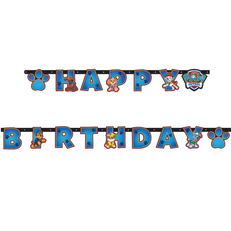Paw Patrol - Girlang Happy Birthday