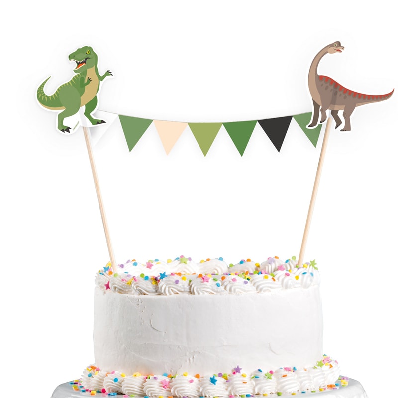 Happy Dinosaur - Tårtdekoration