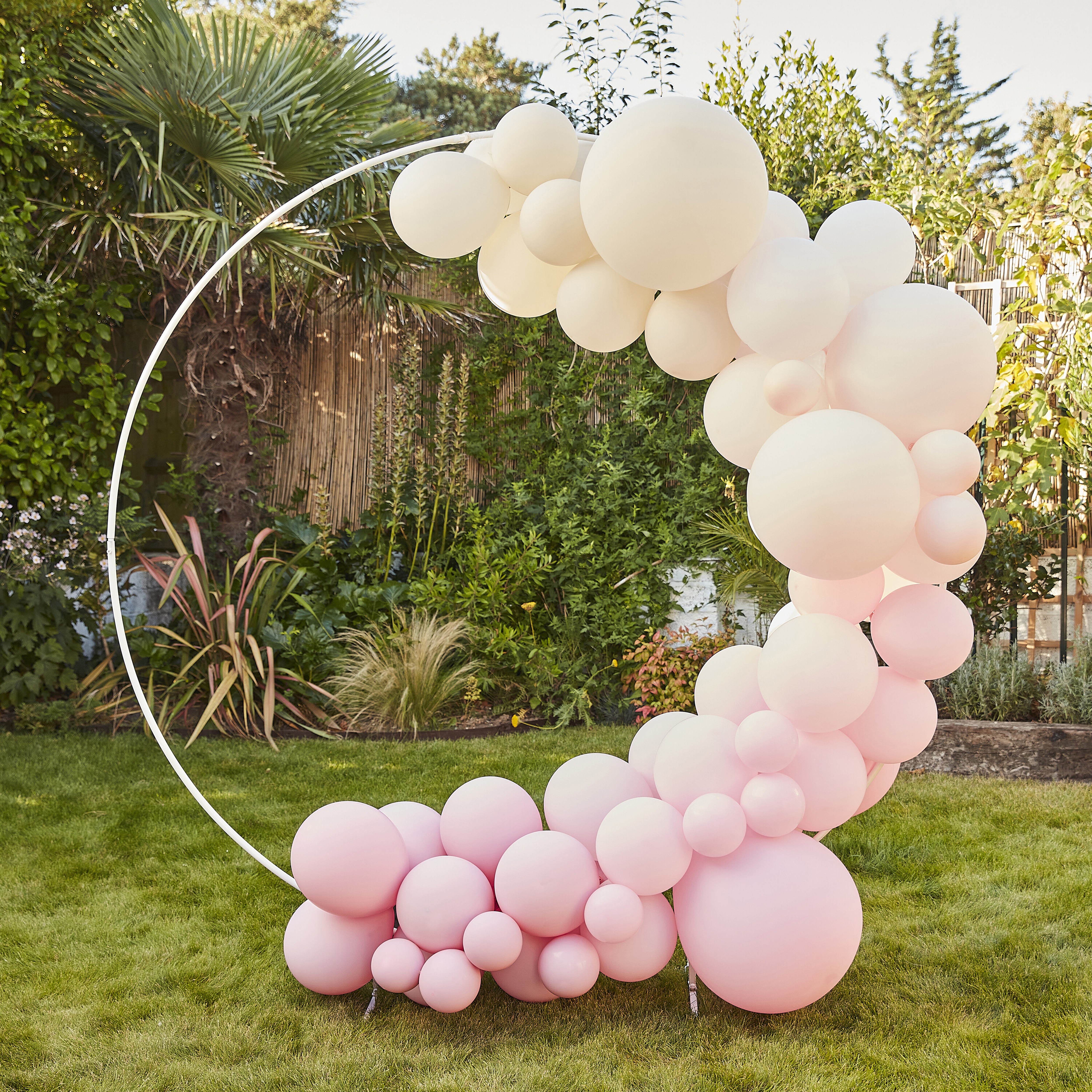 DIY Ballongbåge Pastell - Rosa/Neutral