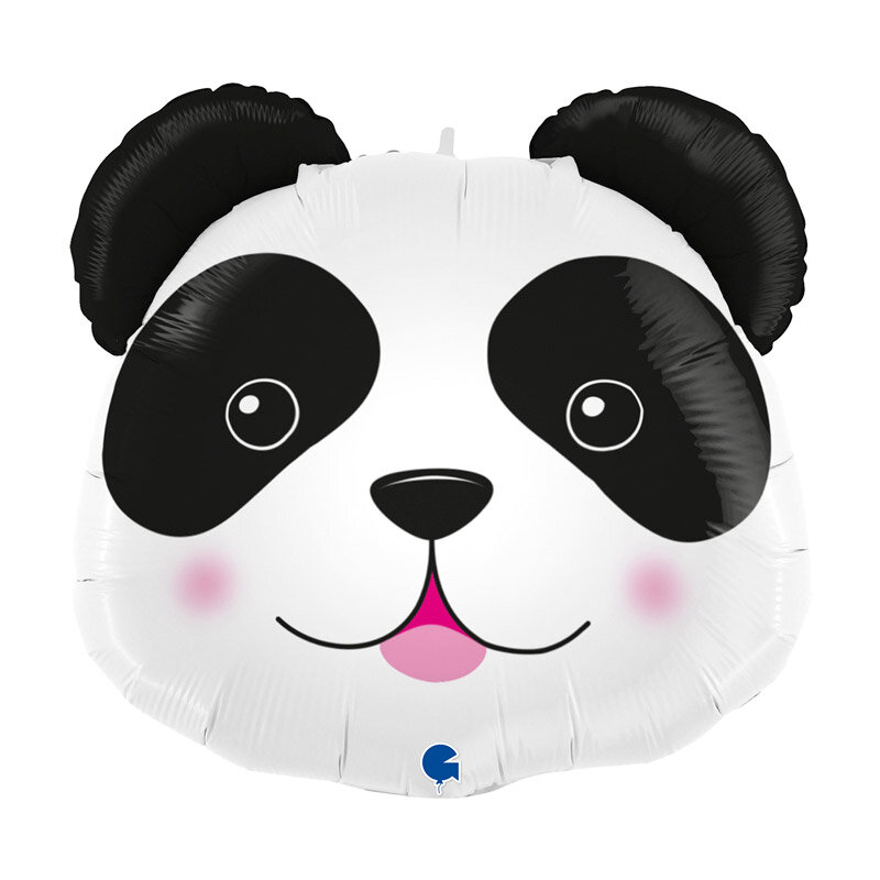 Folieballong Pandahuvud 56 cm