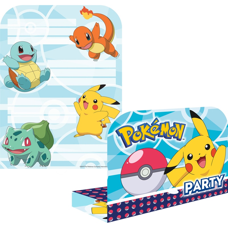 Pokemon - Inbjudningskort 8-pack