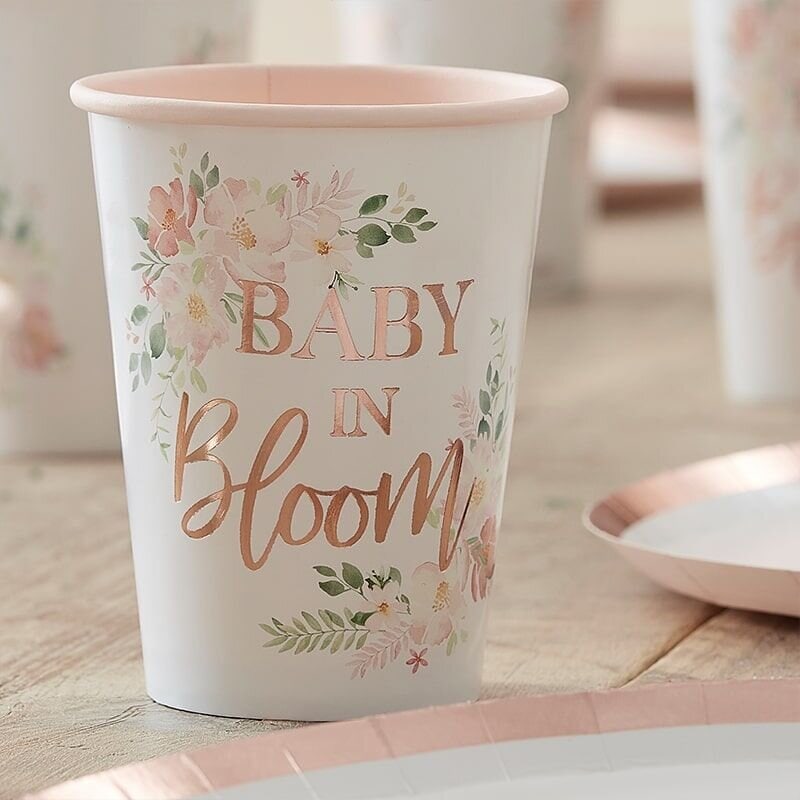 Baby in Bloom - Pappmuggar 8-pack