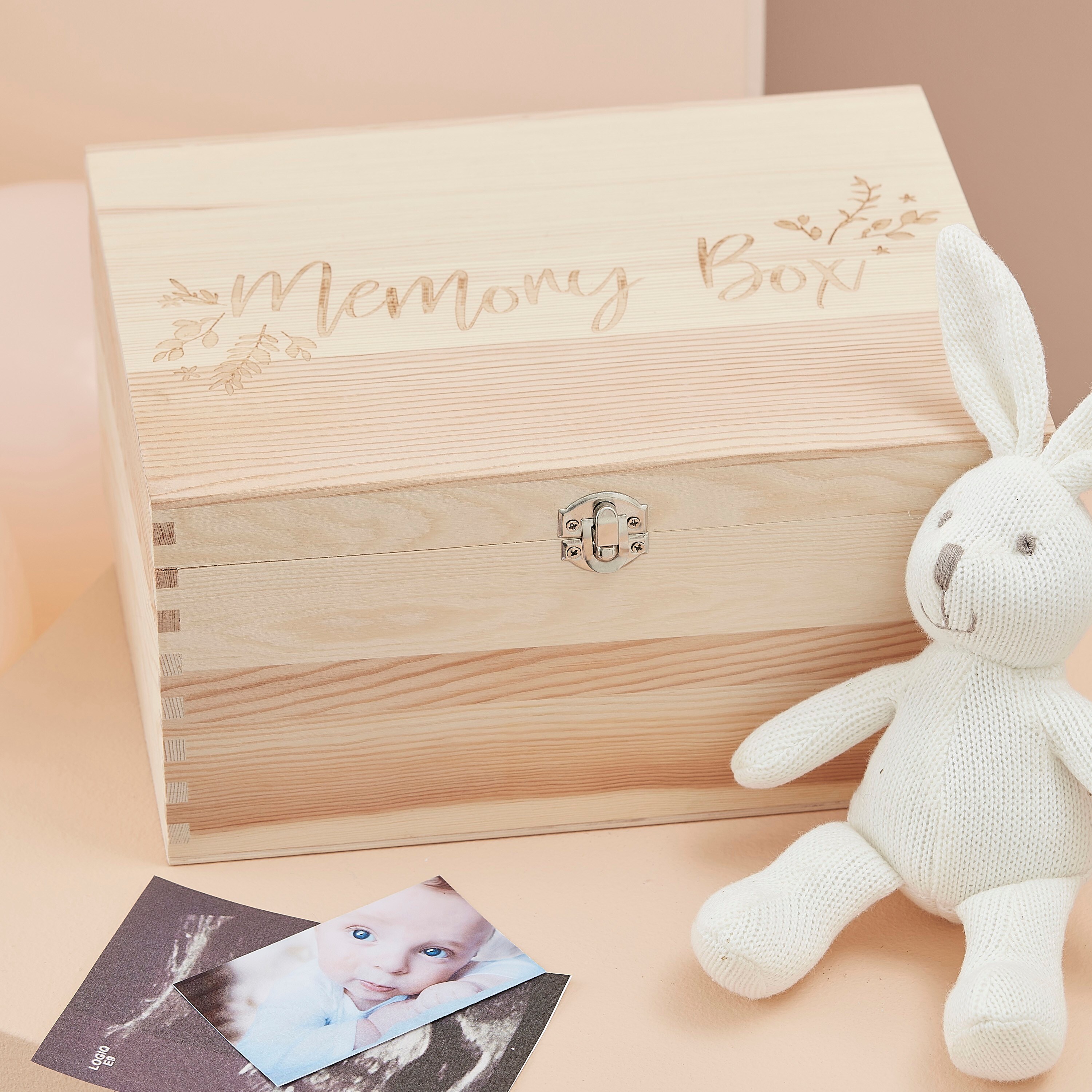 Baby Memory Box i trä