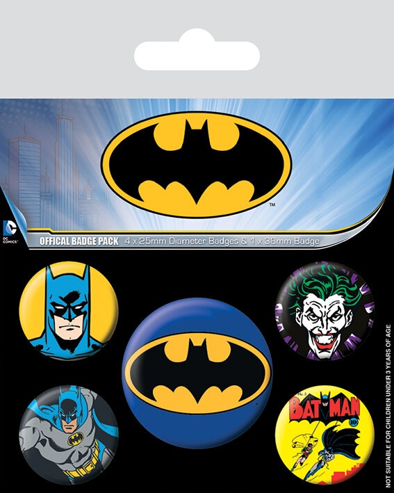Batman - Knappar 5-pack