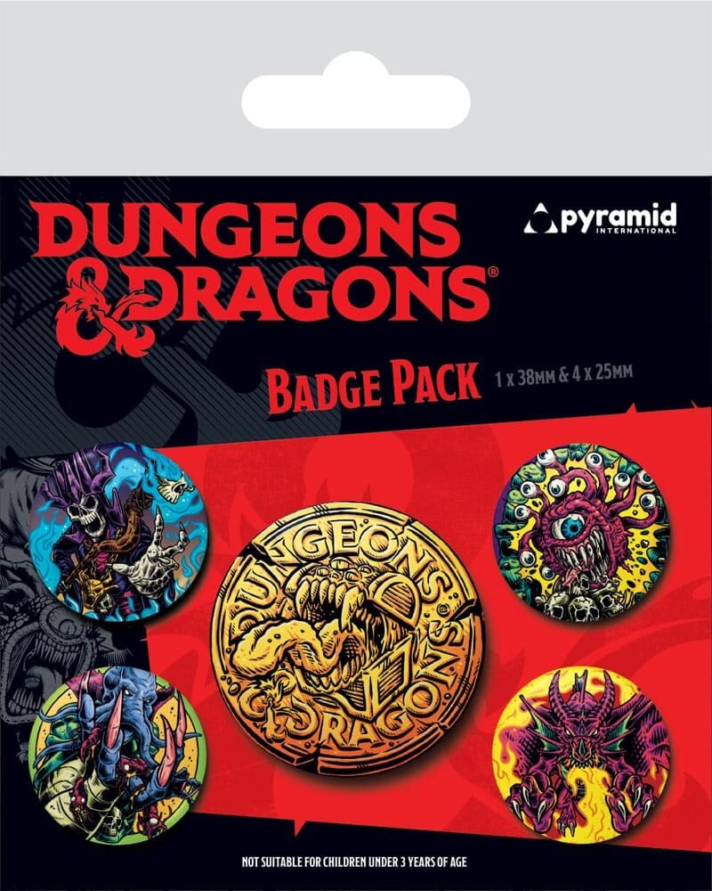 Dungeons & Dragons - Knappar 5-pack
